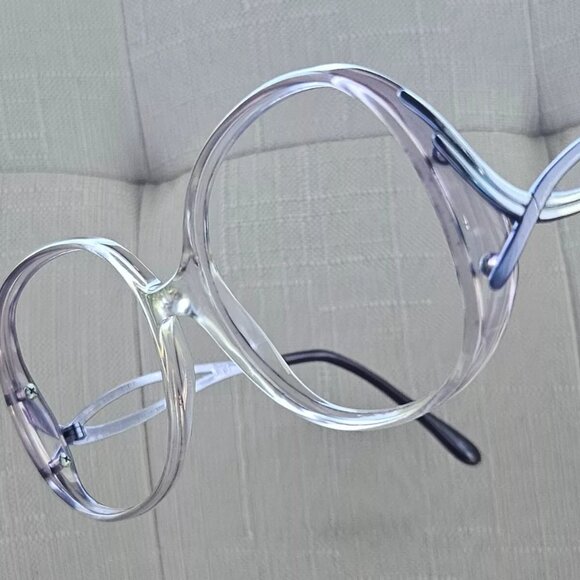 Charmant Women Eyeglasses/Sunglasses Frame Purple/Clear Tone Glasses Frame Japan - Picture 2 of 10